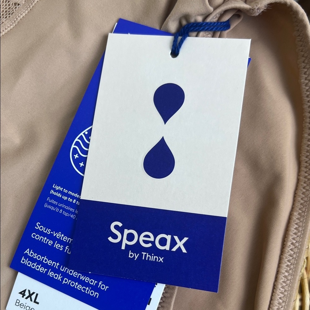 Thinx Speax Hi-Waist NWT 4XL Beige - Picture 4 of 7